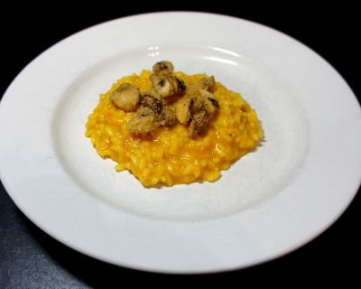 Kürbisrisotto spicy