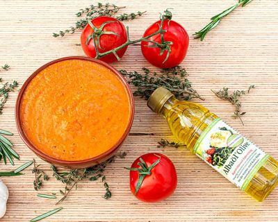 Gebackene Tomatensuppe