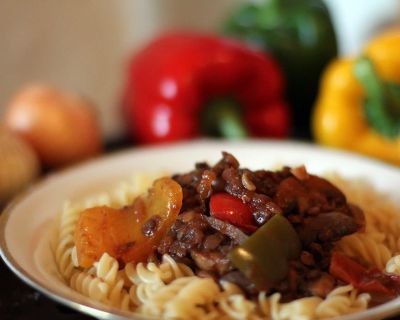 Veganes Linsengulasch