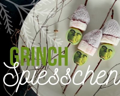 Dekorative und essbare Grinch-Spießchen / Päckchen 8