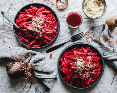 Rote Bete Pasta (from Hell)