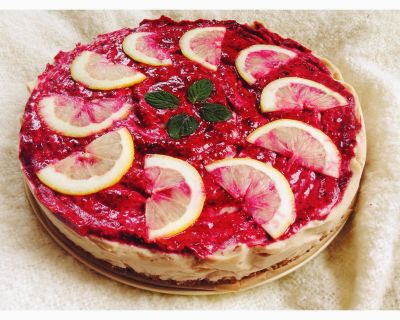sommerlicher roher bananenkuchen