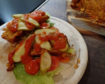 Linsenbraten aus dem Backofen