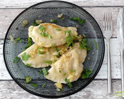 Vegane polnische Piroggen