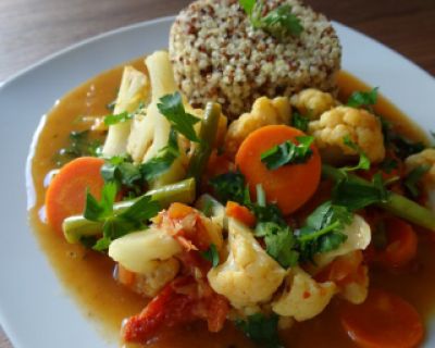 Veganes Indisches Gemüse Curry