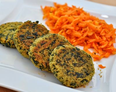 Spinat-Linsen-Laibchen