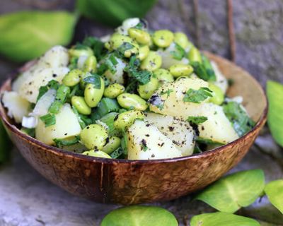 Veganer Kartoffelsalat – Asia-Style