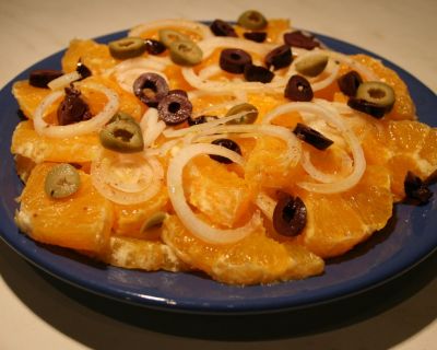 Orangen-Zwiebel-Salat