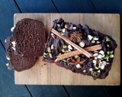 Weihnachtliches Lebkuchen Bananenbrot (Vegan, Glutenfrei, ohne Öl, Fruchtgesüßt)