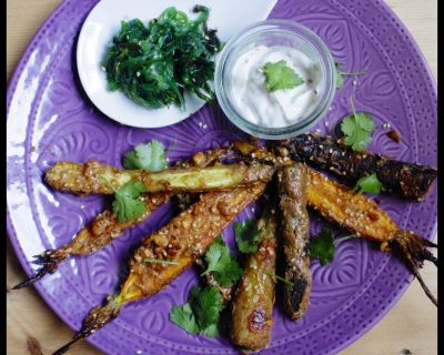 Rezept vom 12.11.2016: Gebackene Erdnuss Wurzeln (Vegan)