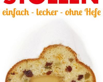 Einfacher veganer Stollen