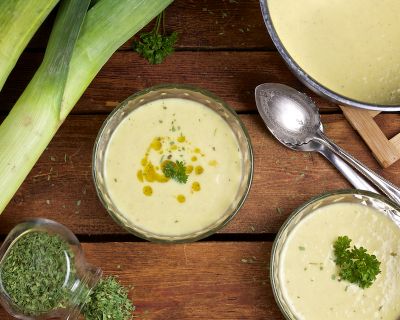 Lauchcremesuppe