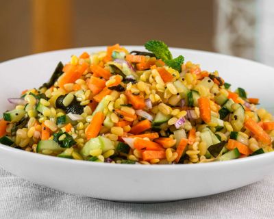 Indischer Mungbohnen Salat