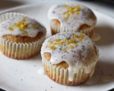 Rezept: vegane Zitrone-Mohn Muffins