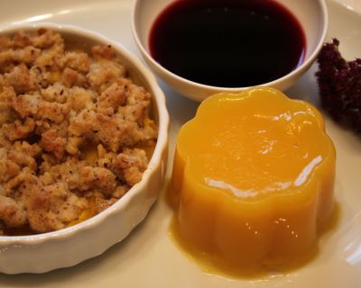 Zweierlei Mangodessert