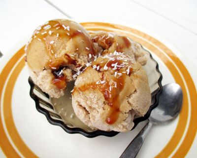 Erdmandel Vanille Eiscreme (Vegan, Glutenfrei, Ohne Kristallzucker)