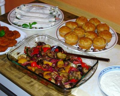 veganes Geburtstagsbuffet für Omnis