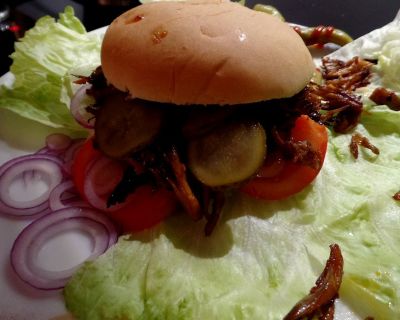 Pulled Austernpilz Burger