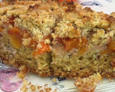 Nektarinen-Streusel-Kuchen