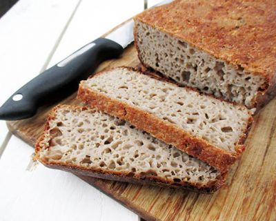 Hausgemachtes Brot ohne Hefe (Vegan, Glutenfrei)