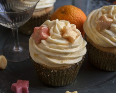 Mandarinen-Spekulatius-Cupcakes