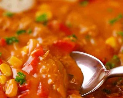 Vegane Gyrossuppe (Schnell und einfach)