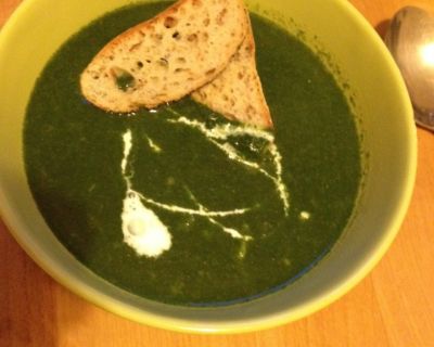 Spinatsuppe