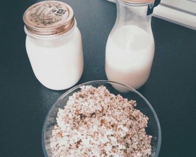 selbstgemachte Mandelmilch
