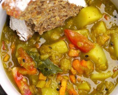 Indisches Vegetable Toor Dhal