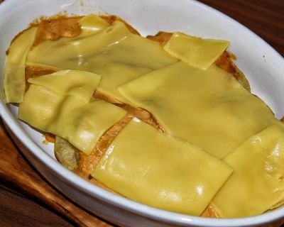 Veganer Kartoffelchips-Auflauf, Food-Porn in wenigen Minuten!