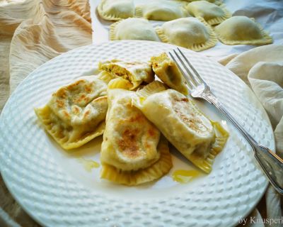 Vegane Maultaschen mit Gemüsefüllung