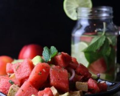 Veta-Wassermelonensalat, sommerlich frisch