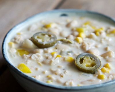 Cremiges, weißes Chili