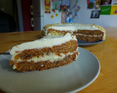 Veganer Karottenkuchen / Möhrenkuchen