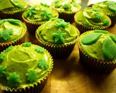 Matcha Cup Cakes!