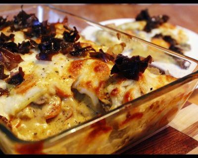 Rezept vom 04.10.2016: Kartoffel Gemüse Gratin mit Sumach & Algen