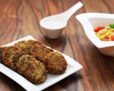 Karotten-Kichererbsen-Taler