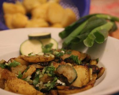 Bratkartoffeln indischer Art