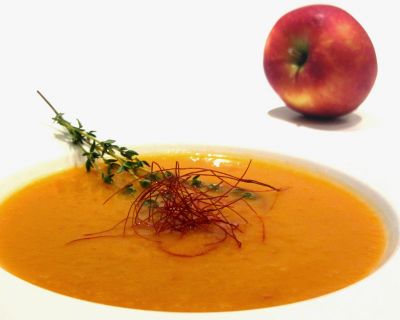 Süßkartoffel-Apfel-Suppe