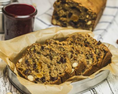 Gesundes Früchtebrot Rezept – vegan, ohne Haushaltszucker & glutenfrei möglich