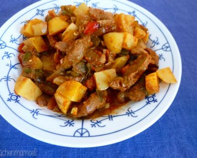 Veganes Ofengulasch