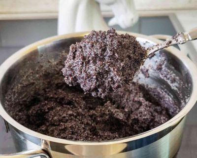 Veganes Mohnback mit Grieß