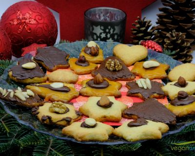 Einfache vegane Weihnachtsplätzchen