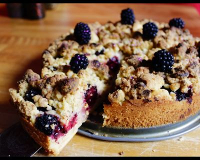 Rezept vom 13.05.2017: Brombeer Marzipan Streusel Kuchen