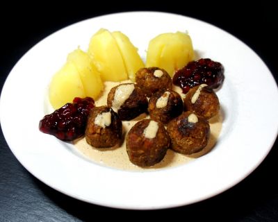 vegane Köttbullar