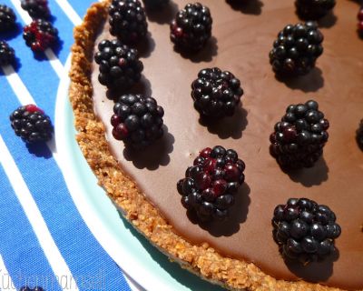 Schokoladentarte mit Brombeeren - süß am Sonntag