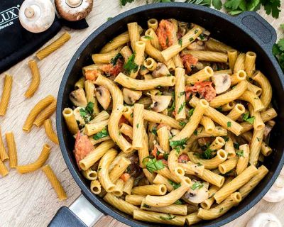 Vollkorn Tortiglioni Pfanne