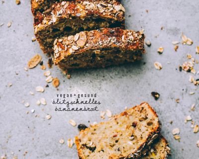 Blitzschnelles Bananenbrot – vegan, gesund und ultimativ lecker!