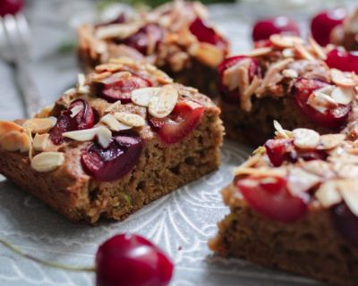 Veganer Kirschkuchen schnell & einfach