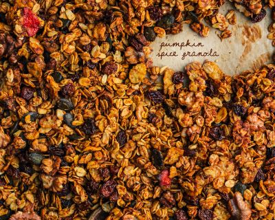 Pumpkin Spice Granola – herbstliches Knuspermüsli ganz einfach selbst gemacht